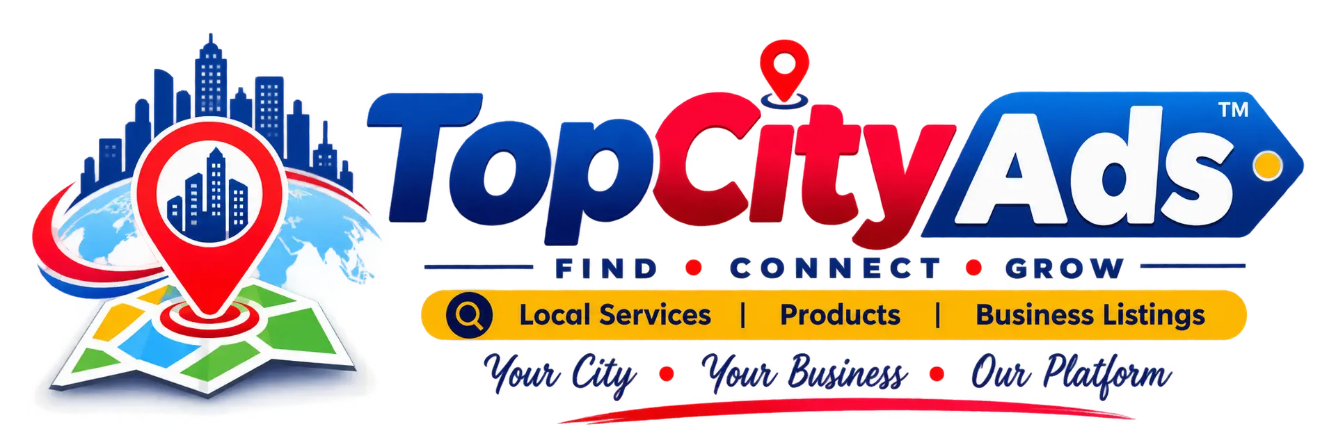 TopCityAds local business directory logo